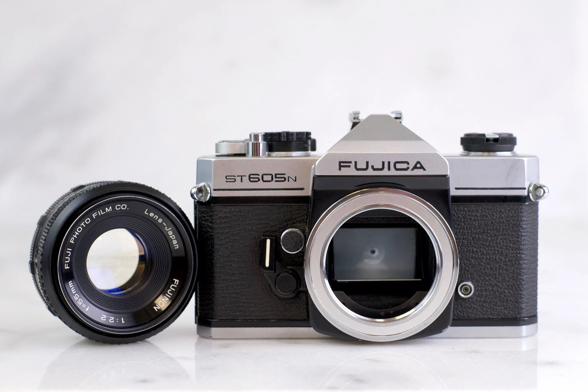 Fujifilm Fujica ST 605n SLR 35mm Film Camera with Fujifilm Fujinon